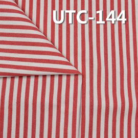 65%Cotton 35%Polyester 2/1 "z" Twill yarn-dyed Stripes Fabric 305g/m2 58/59" UTC-144