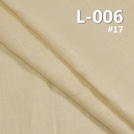 55%Linen 45%Cotton Dyed Fabric 160g/m2 56/57" L-006